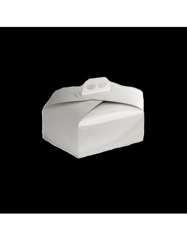 Scatola porta colomba esagonale bianca