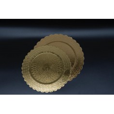 Piatti sotto torta ala oro...